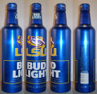 Bud Light NCAA LSU Tigers Aluminum Bottle