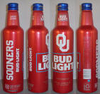 Bud Light NCAA Aluminum Bottle