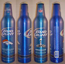 Bud Light Broncos Aluminum Bottle
