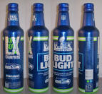 Bud Light NFL 2025 Aluminum Bottle