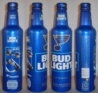Bud Light St Louis Blues Aluminum Bottle