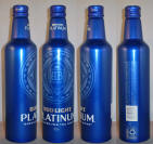 Bud Light Platinum Aluminum Bottle