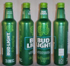 Bud Light St Patricks Day Aluminum Bottle