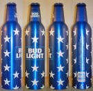 Bud Light Stars Aluminum Bottle