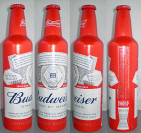 Budweiser A-B Crest Aluminum Bottle