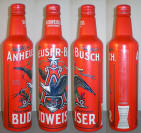Budweiser A & Eagle Aluminum Bottle