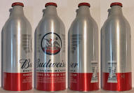 Budweiser Red Lager Aluminum Bottle