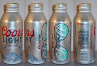 Coors Light Summer Edition Aluminum Bottle