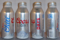 Coors Light Summer Edition Chill Aluminum Bottle