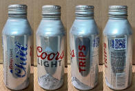 Coors Light Summer Edition Chill Aluminum Bottle