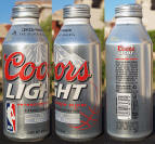 Coors Light NBA Patrocinador Oficial Aluminum Bottle