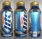 Miller Lite NFL Aluminum Bottle