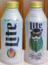 Miller Lite St Patricks Aluminum Bottle