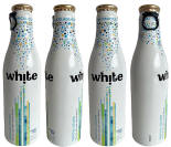 White Tropical Colada Aluminum Bottle