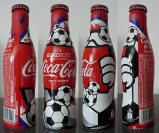 Coke France Aluminum Bottle