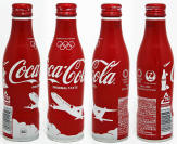 Coke Olympics 2020 JAL Aluminum Bottle