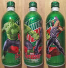 Mt Dew Avengers Aluminum Bottle