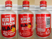 Kirin Lemon Black Aluminum Bottle