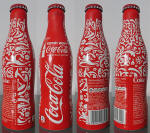 Coke Russia Aluminum Bottle