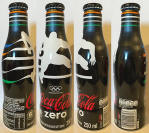 Coke Zero Olympics Aluminum Bottle