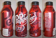 Dr Pepper Aluminum Bottle