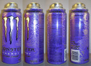 Monster Ultra Violet Aluminum Bottle