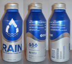 Rain Pure Mountain Spring Water Aluminum Bottle